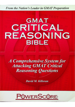Gmat critical reasoning bible
