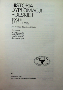 Historia dyplomacji polskiej Tom II