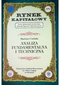 Rynek kapitałowy analiza fundamentalna i techniczna
