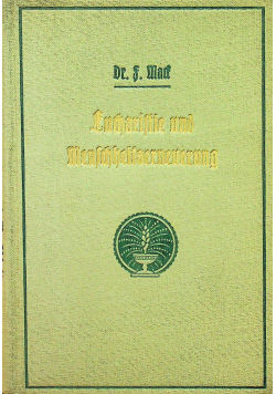 Eucharistie und Menschheitserneuerung 1925 r.