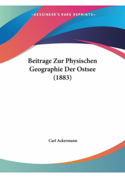 Beitrage Zur Physischen Geographie Der Ostsee (1883)