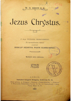 Jezus Chrystus 1907 r