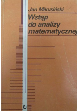 Wstęp do analizy matematycznej
