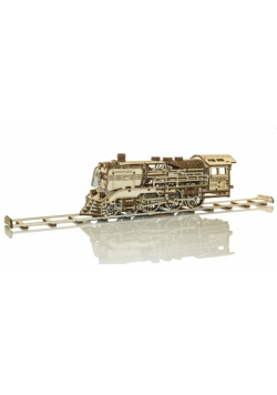 Drewniane puzzle 3D Wooden Express + tory kolejowe