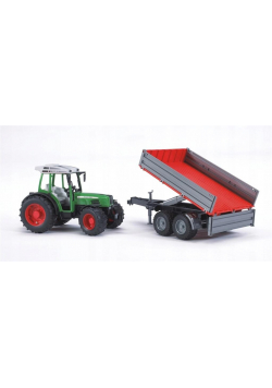 Traktor Fendt 209 S z przyczepą wywrotką