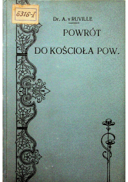 Powrót do kościoła Powszechnego 1910 r.