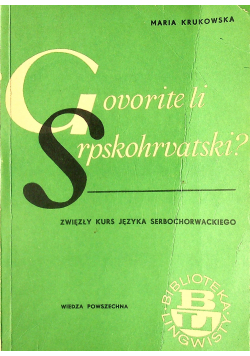 Govorite li srpskohrvatski