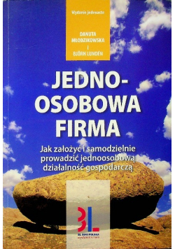 Jednoosobowa firma