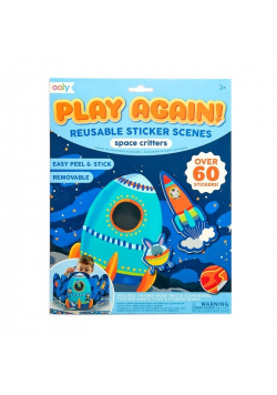 Naklejki wielorazowe Play Again - Kosmos