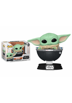 Figurka Vinyl Grogu in Hover-Pram Funko POP