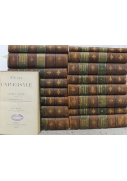 Storia universale 17 Tomi  ok 1884r