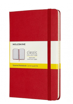 Notes Classic 11,5x18 tw. kratka scarlet red
