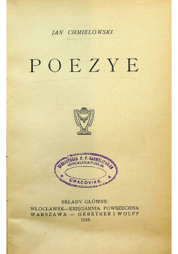Chmielowski Poezye 1918 r.