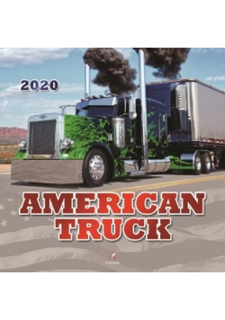 Kalendarz 2020 ścienny kwadrat American Truck