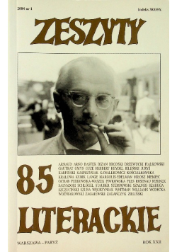 Zeszyty Literackie Nr 85