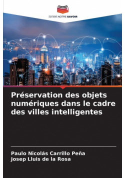 Préservation des objets numériques dans le cadre des villes intelligentes