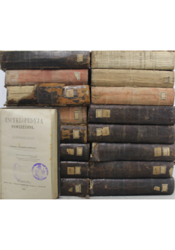 Encyklopedyja powszechna 17 tomów około 1861 r.