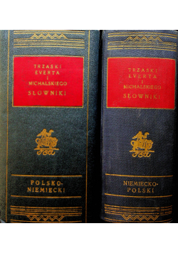 Słownik Niemiecko - Polski i Polsko - Niemiecki Część 1 i 2 1939 r.