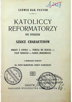 Katoliccy reformatorzy 1924 r.