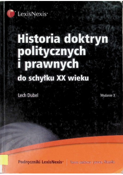 Historia doktryn politycznych i prawnych do schyłku XX wieku