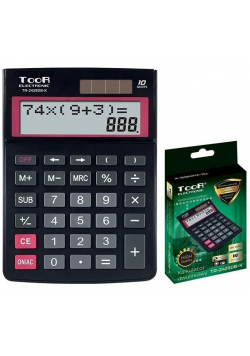 Kalkulator dwuliniowy 10-pozyc. TR-2429DB-K TOOR