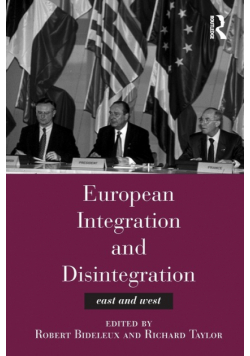 European Integration and Disintegration