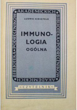 Immunologia ogólna 1948 r.