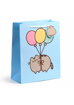 Torebka prezentowa Pusheen balony średnia