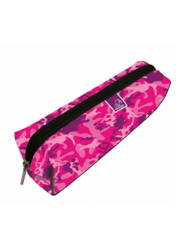Piórnik prostokąt Camouflage pink PP-30