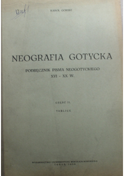 Neografia gotycka cz II