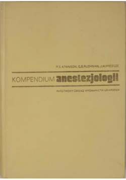 Kompendium anestezjologii