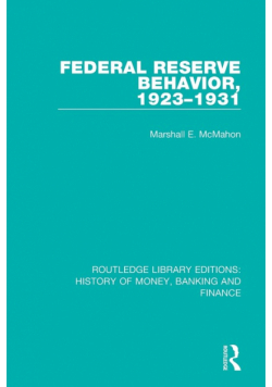 Federal Reserve Behavior, 1923-1931