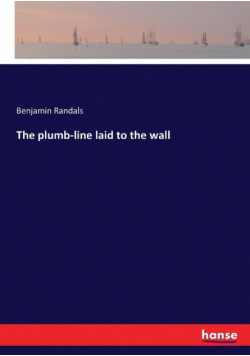 The plumb-line laid to the wall