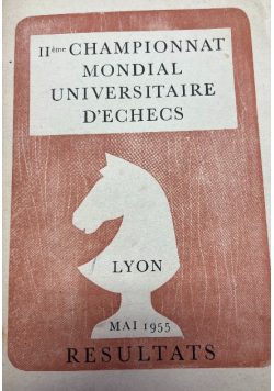 II eme Championnat mondial universitaire d echecs