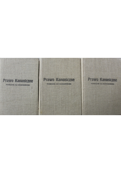 Prawo kanoniczne 3 tomy