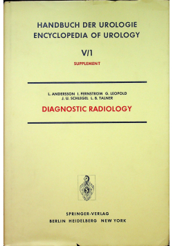 Handbuch der Urologie  Diagnostic radiology V1