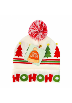 Czapka z dzwoneczkami Ho ho ho