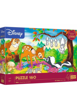 Puzzle 160 Bambi i leśni przyjaciele
