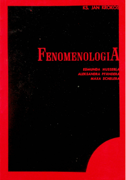 Koncepcja fenomenologii