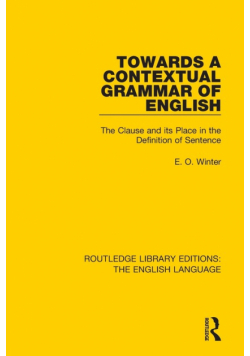 Towards a Contextual Grammar of English