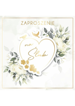 Zaproszenie Ślubu (5szt)