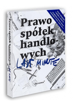 Last Minute. Prawo spółek handlowych 01.03.2020