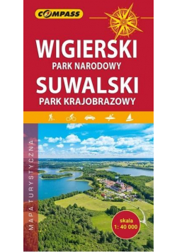 Mapa turystyczna - Wigierski PN, Suwalski PK