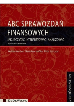 ABC sprawozdań finansowych w.2014