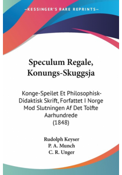 Speculum Regale, Konungs-Skuggsja
