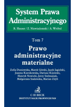 Prawo administracyjne materialne t.7