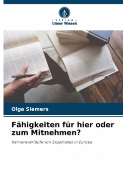 Fähigkeiten für hier oder zum Mitnehmen?