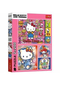Puzzle 2x200 Hello Kitty i przyjaciele 13336