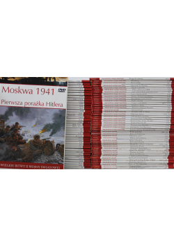 Wielkie Bitwy II Wojny Światowej / Wielkie Bitwy Historii + DVD 82 książki