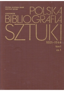 Polska Bibliografia Sztuki 1801 do 1944
